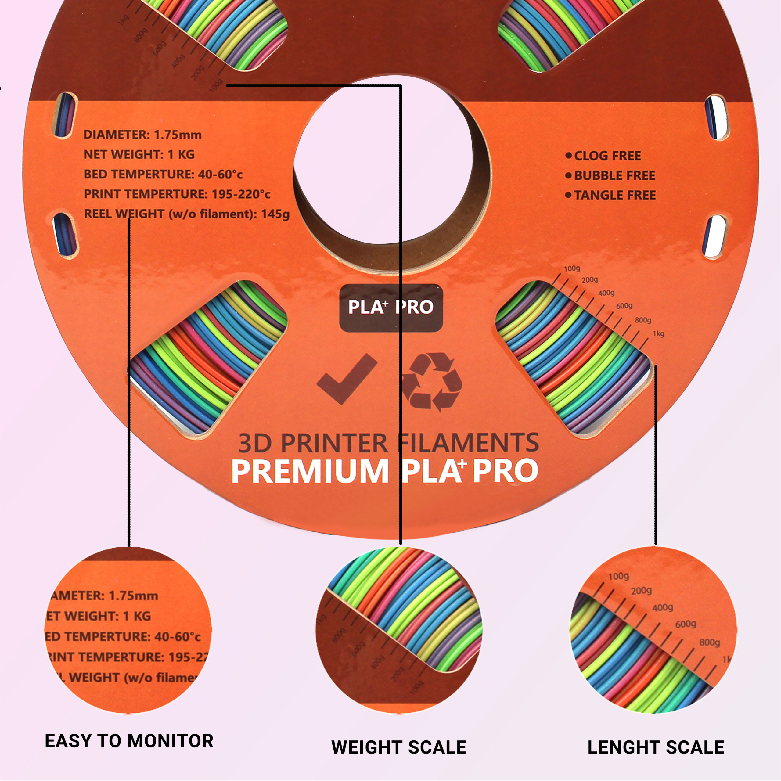 Buy Premium ABS Pro 3D Printing Filament