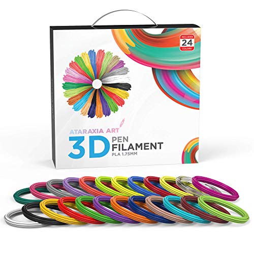 3D Pen PLA Filament Refills, 1.75 mm PLA Filament , 18 Colors